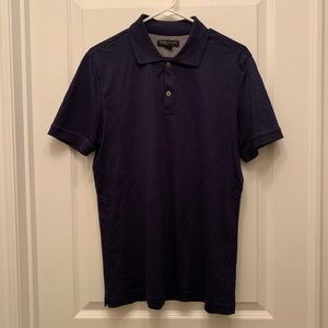 Banana Republic Luxury Touch Navy Polo
